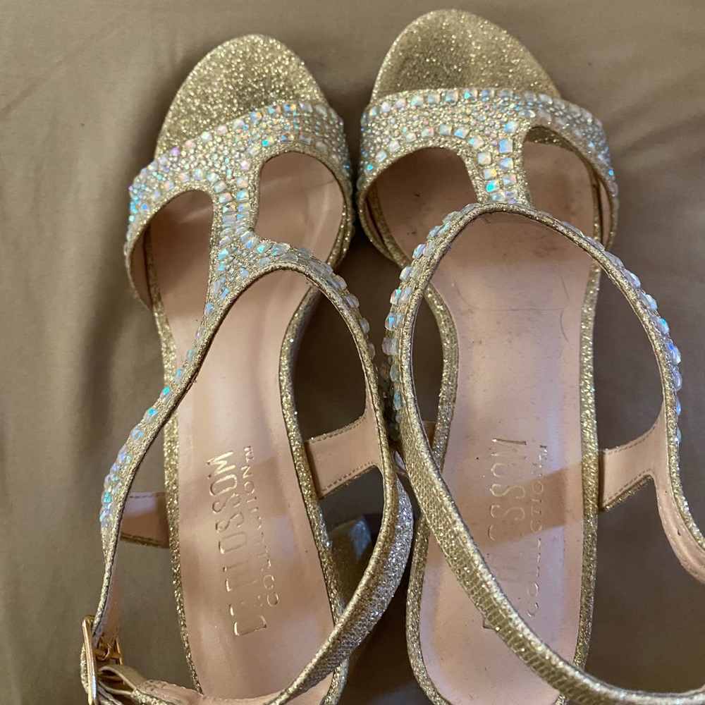 Gold Shiny Heels